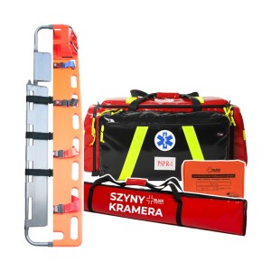 Zestaw PSP R1 w torbie (KSRG 02.2026) z szynami Typu Splint + Deska
